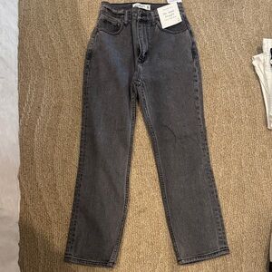 Abercrombie & Fitch Ultra High Rise Gray Jeans